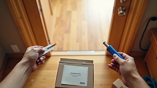 Installer un kit isolation porte d'entrée facilement